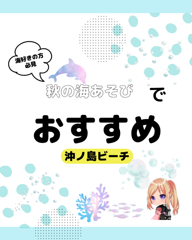 秋に行きたい千葉県館山市の沖ノ島ビーチ｜体験ダイビング・シュノーケリング・スキンダイビング完全ガイド