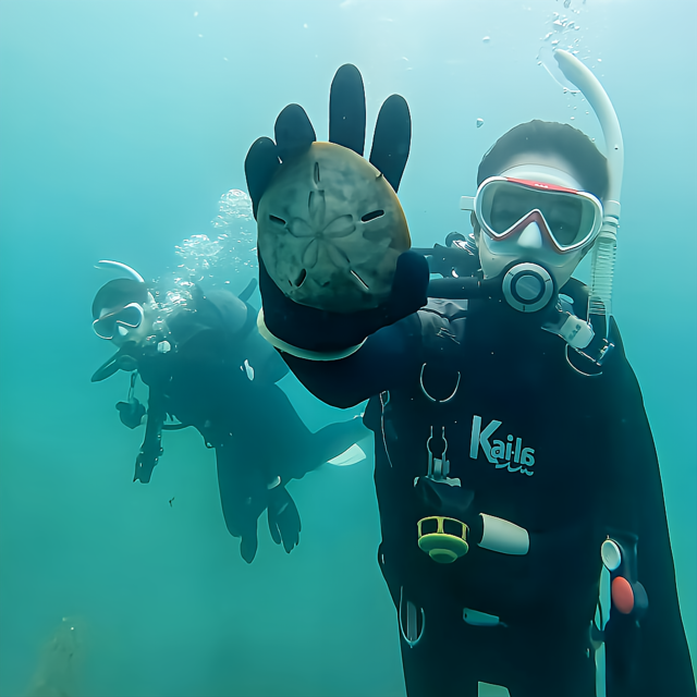 体験ダイビングでも色とりどりの魚を間近で観察。短時間でも海の魅力を感じられるのが、体験ダイビングの大きな特徴。