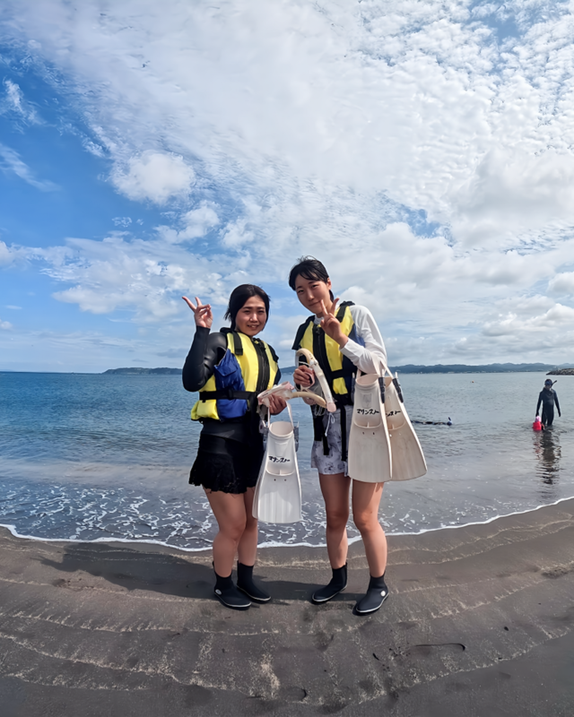 【女子旅に人気急上昇】夏休みは千葉県館山市の沖ノ島海水浴場でシュノーケリング体験を満喫！