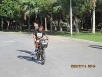 令和5年7月14日　おにごっこ＆自転車