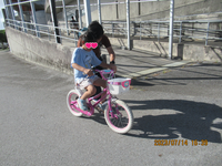 令和5年7月14日　おにごっこ＆自転