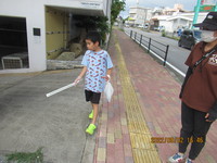 令和4年9月2日　近隣清掃