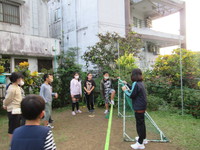 令和3年12月7日　スラックラインとモルック