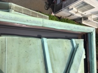 【横浜市泉区での雨漏りの修理】内樋の修理工事後の様子②