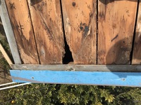 腐食した垂木③