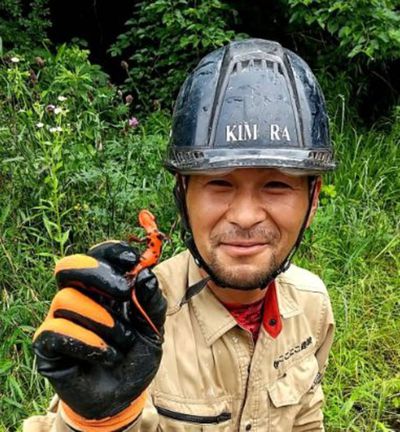 赤腹イモリさん