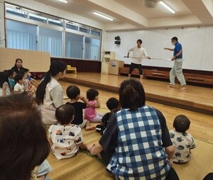 不審者訓練(玄関前訓練）02