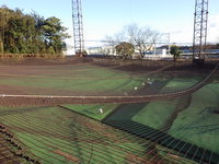 ネット部分張替え作業