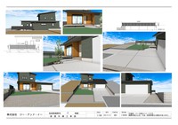 西野エクステリア　嬉野　外構工事（パース）