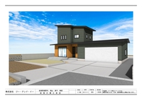 西野エクステリア　嬉野　外構工事（パース）