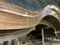 東京都豪徳寺　切妻屋根 本瓦棒葺き							