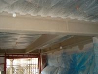 吹付け後　湿式