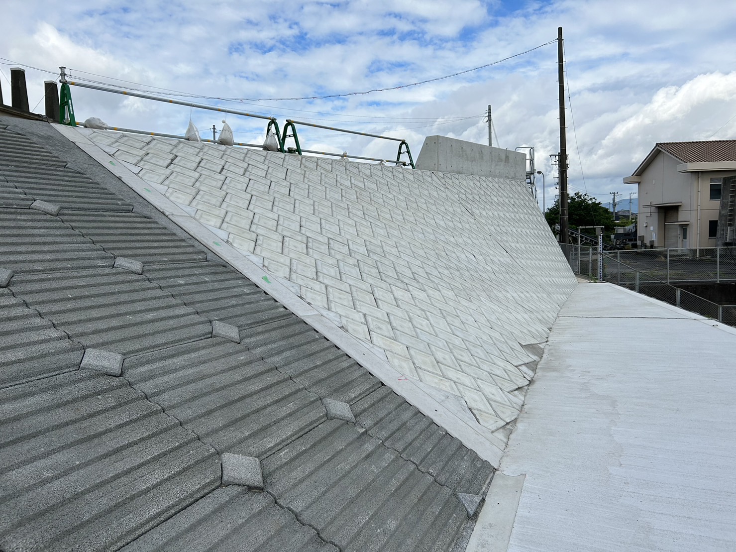 緑川住吉地区上流護岸工事