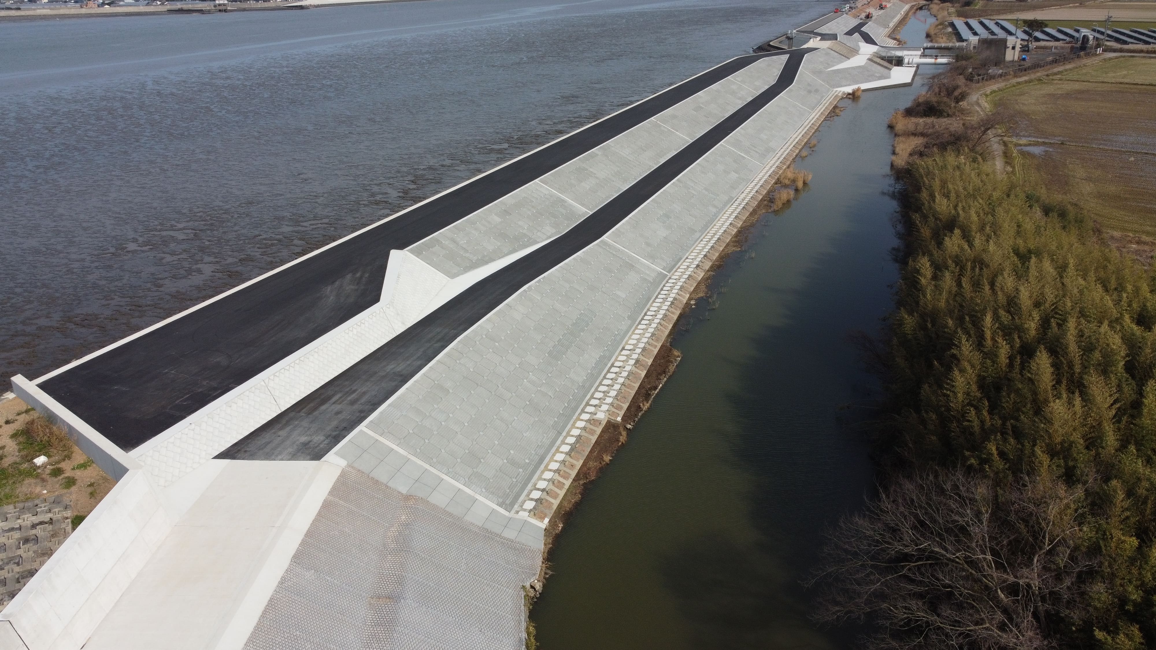 緑川住吉地区下流護岸工事