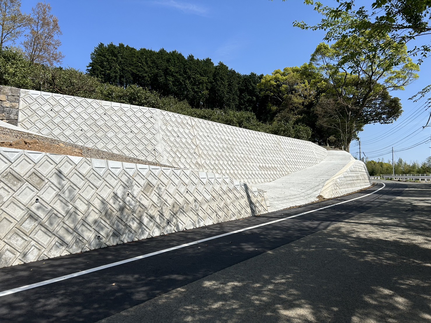 市道河内町野出第1号線ほか1路線道路改良工事