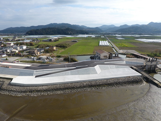 緑川綱津地区(7工区)外築堤工事