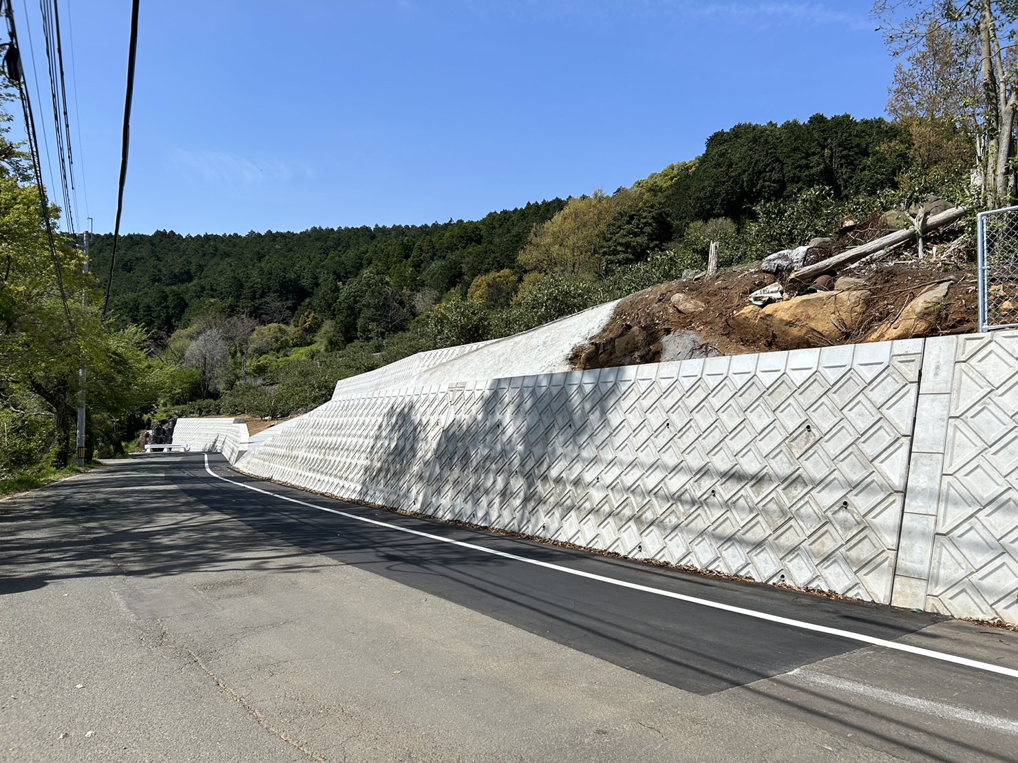 市道河内町野出第1号線ほか1路線道路改良工事