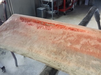 ＦＲＰ製品の加工～修復～なんでもお任せください(^^)/<br />
時間をかけて、時には採算度外視でもやります(^^♪<br />
フェアレディＺ～Ｚ３１リアスポイラー作り直し