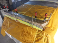 ＦＲＰ製品の加工～修復～なんでもお任せください(^^)/<br />
時間をかけて、時には採算度外視でもやります(^^♪<br />
フェアレディＺ～Ｚ３１リアスポイラー作り直し