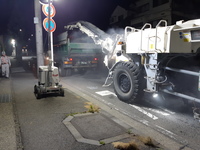 アスファルト切削・積込