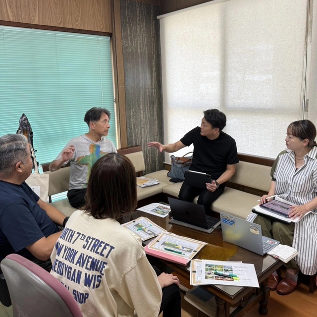 2025年8月18日~19日-壮大な自然に恵まれた秘境グランピング。開発施工の本格化と共に開業準備チームも現地入りして事業主様とのミーティング開始。開業日までにはかなりの量のタスクがありますが二人三脚で一つ一つクリアにしていきます(徳島県)