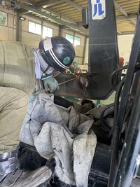 4トンアームロール修理補強