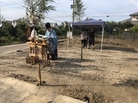  地鎮祭の様子