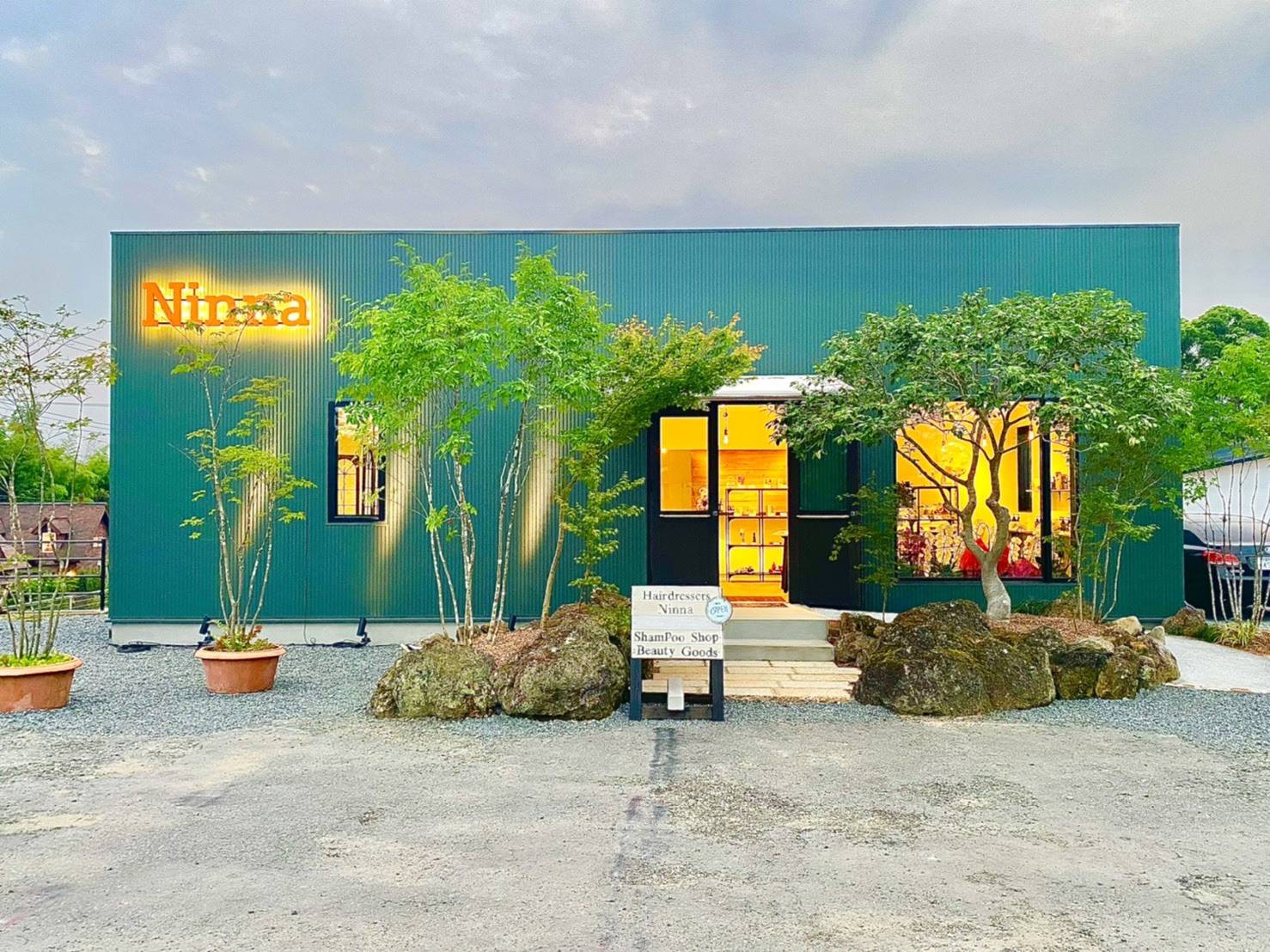 小郡市某所 美容室新築工事 小郡市某所 美容室新築工事