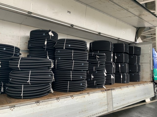 大川市某所 道路照明埋設配管工事 大川市某所 道路照明埋設配管工事