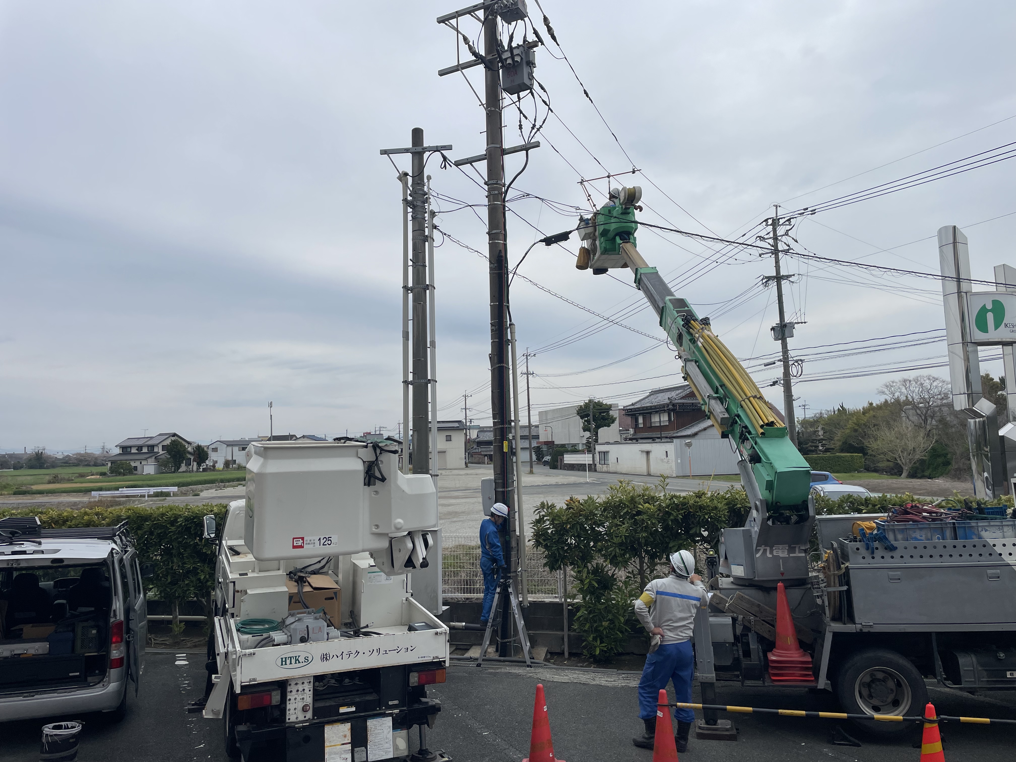 大川市某所 高圧開閉器取替工事 大川市某所 高圧開閉器取替工事