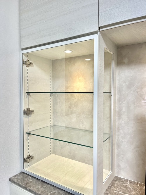 開扉 hsi S19 WH｜アルミフレーム扉 ライントッテのhsi小林