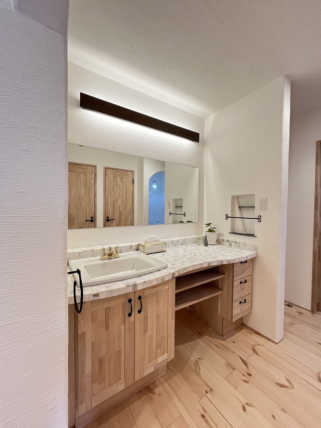 家事楽且つお客様動線との区分けができた1F完結型住宅｜施工事例