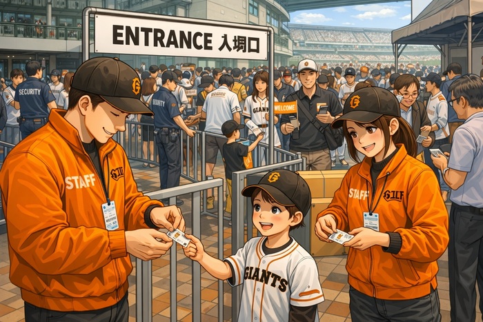 読売ジャイアンツ2026 オープン戦 運営補助