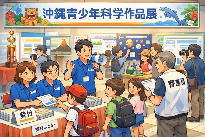 沖縄青少年科学作品展 運営補助