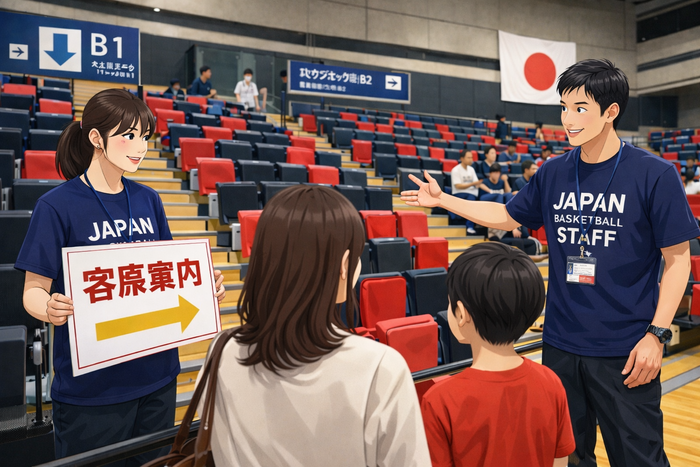 FIBAバスケットボールワールドカップ アジア地区予選 運営補助